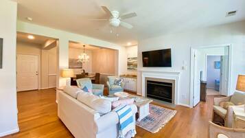 TV, DVD player, stereo, offices