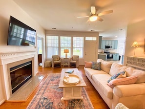 TV, DVD player, stereo, offices