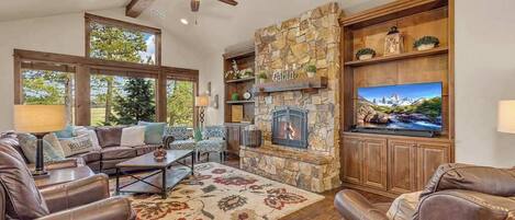 تلفزيون، مدفأة، ألعاب فيديو