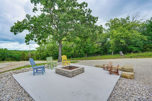 Fire Pit & Grill: Pet-friendly Lake Ozark Cabin!