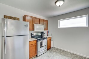 House (3 Bedrooms) | Interior - Fire Pit & Grill: Pet-friendly Lake Ozark Cabin! (Lake Ozark)