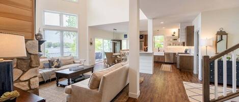 TV connectée, cheminée