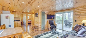 Lakefront Cabin w/ Dock, Fire Pits in Danbury!