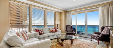 Condo, Multiple Beds, Balcony, Ocean View (Seychelles 601) | Living area