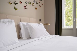 Suite, City View | Premium bedding, minibar, in-room safe, blackout drapes - Nine Athens Hotel (Athens)
