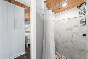 House, Multiple Beds, Pool Access, Pool View (Leo's Hideaway) | Bathroom | Towels, toilet paper - Dog Friendly + Private Pool; 0.1 Miles to the Beach! (Panama City Beach)