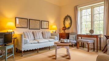 Télévision, cheminée