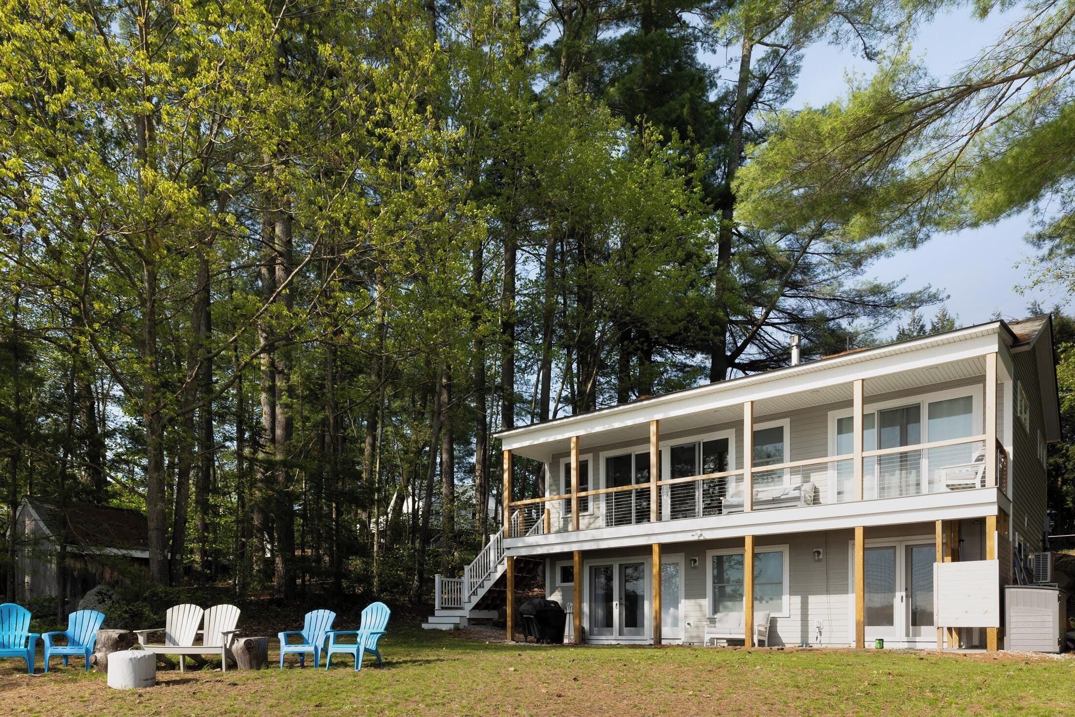 New for 2024! Gorgeous newly rebuilt home on Long Lake with westerly views