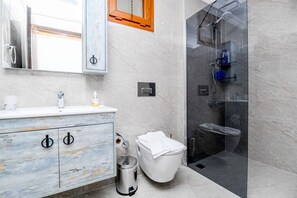 Hårtørrer, håndklæder, Sæbe, Toiletpapir