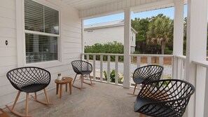 Ferienhaus, Mehrere Betten, Terrasse, Gartenblick (Soul Shine) | Blick vom Balkon