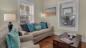 House, Multiple Beds, Kitchen, Garden View (Pilot House 221) | Living area - Great Family Home in Seacrest; Resort Pool + Beach Shuttle (Panama City Beach)