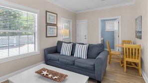 House, Multiple Beds, Patio (Moon Glow) | Living area - Great Gulf-side Views - Free Seasonal Beach Chairs! (Santa Rosa Beach)