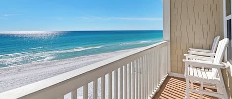 Condo, 1 King Bed, Balcony, Ocean View (Leeward I Unit 8) | Balcony view