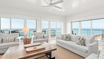 Condo, Multiple Beds, Balcony, Ocean View (Sago Sands 402) | Living area