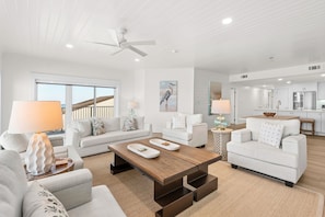 Living area - Gulf Front in Seagrove Beach With Sweeping Views (Santa Rosa Beach)