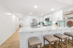 Condo, Multiple Beds, Balcony, Ocean View (Sago Sands 402) | Private kitchen - Gulf Front in Seagrove Beach With Sweeping Views (Santa Rosa Beach)