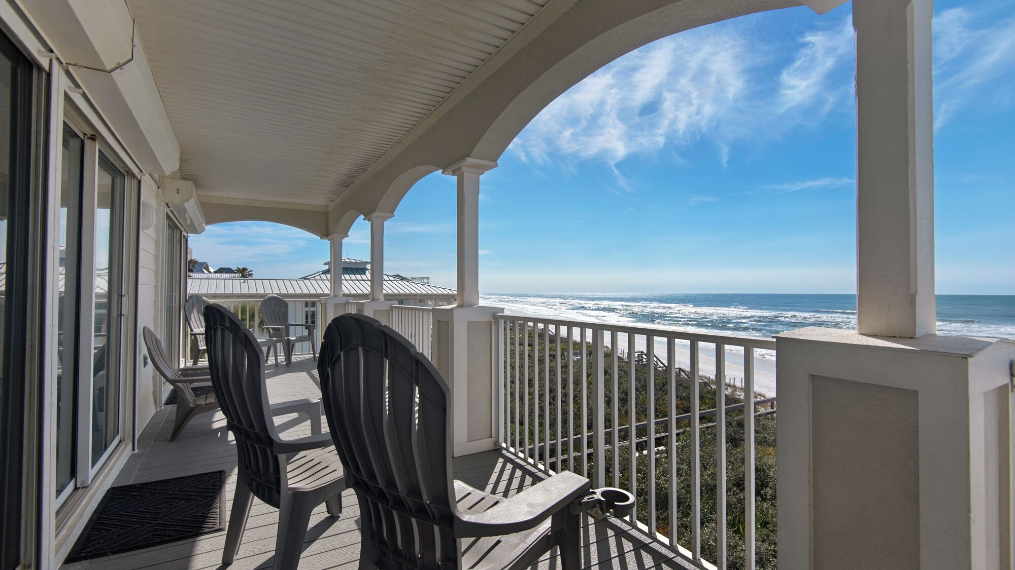 Condo, várias camas, sacada, vista para o oceano (Seaview I Unit 200) | Vista da sacada