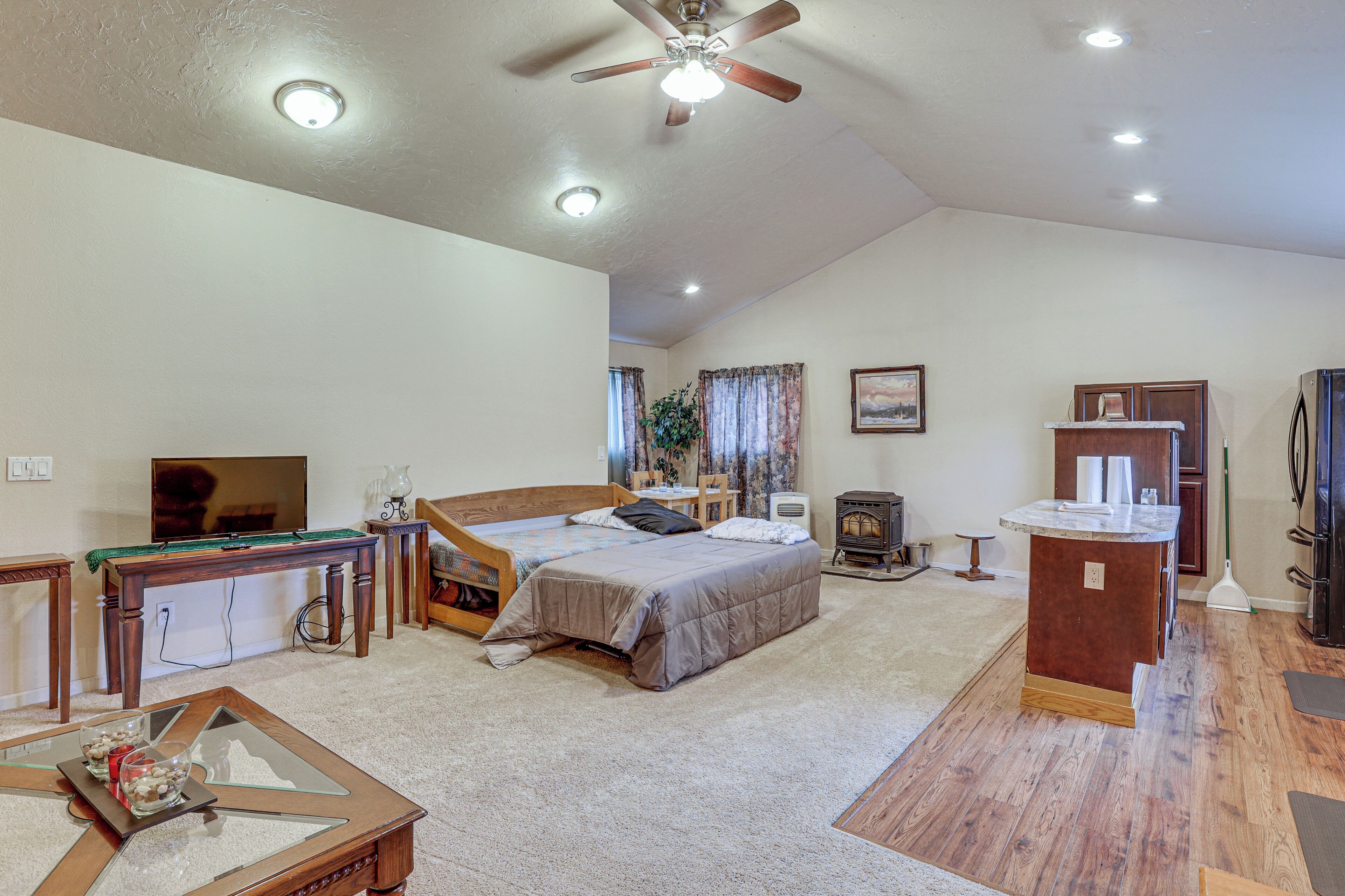1 chambre, bureau, Wi-Fi, draps fournis
