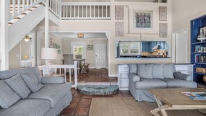 Interior - Gulf Front With Private Pool, Sleeps 21, Amazing Decks, Free Beach Setup! (Santa Rosa Beach)