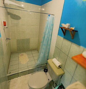 Towels, soap, toilet paper