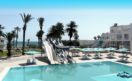 室内游泳池,室外游泳池. 最佳海滩酒店-仅限家庭