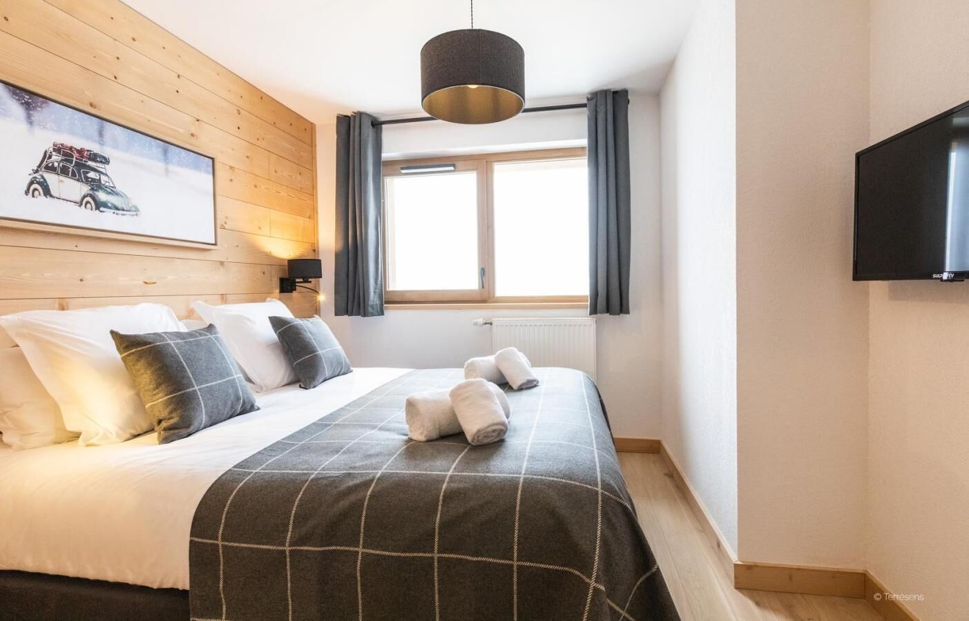 2 室のベッドルーム、WiFi、ベッドシーツ