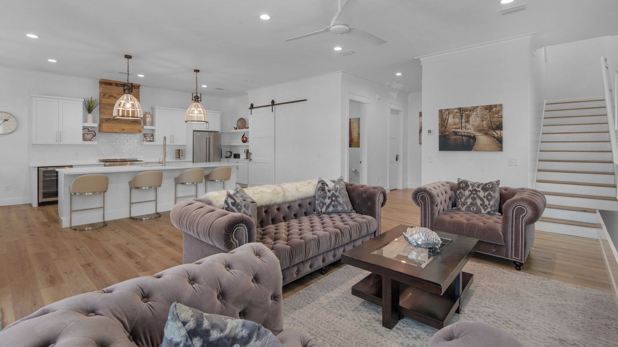 House, Multiple Beds, Patio, Garden View (Haven By The Sea) | Living area | 42-inch flat-screen TV with digital channels, TV