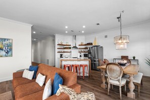Condo, Multiple Beds, Patio, Ocean View (Turtle Beach - 55 Nature Way #100) | Living area - Luxury 4-bedroom Vacation Home With Unparalleled Gulf Views (Santa Rosa Beach)