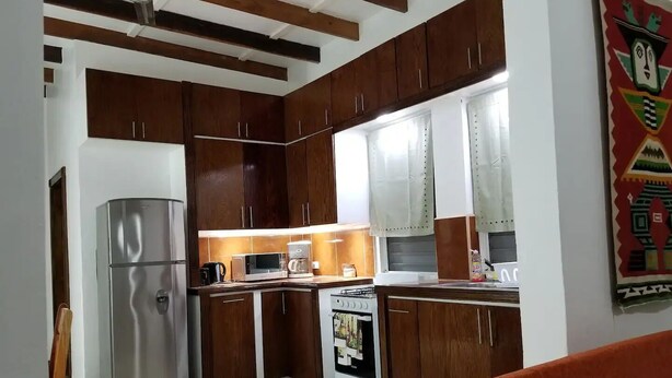 Fridge, stovetop - Apartment with King bed in the center, sugar city! (Orange Walk)