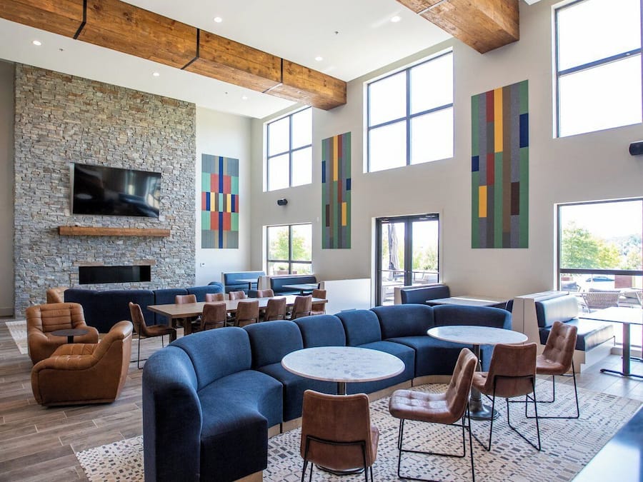 Sala de estar en el lobby