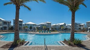 Pool - Modern Comfort + Resort Style Pool: Perfect Prominence Location for 10 (Santa Rosa Beach)