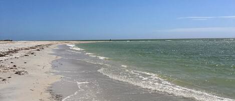 Sun-loungers, beach towels