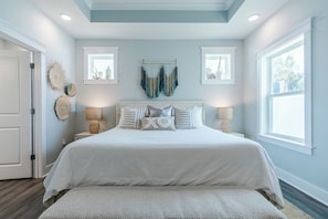 House, Multiple Beds, Pool Access, Pool View (Sand's Hideaway) | 3 bedrooms, individually decorated, individually furnished, bed sheets - Pet Friendly + Private Pool; Amazing Fenced Backyard, 5 Min Walk to Beach! (Panama City Beach)
