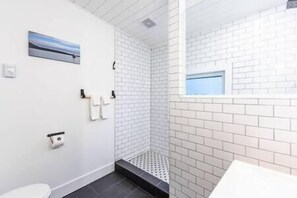 Hair dryer, towels