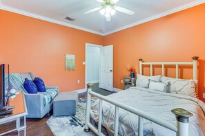 4 chambres, bureau, Wi-Fi, draps fournis