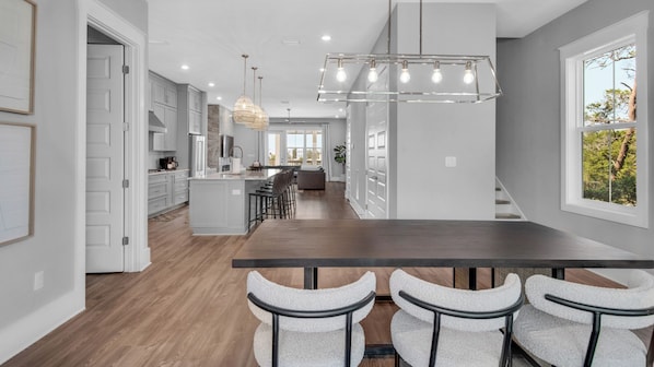 House, Multiple Beds, Patio, Partial Ocean View (Majestic Palm) | Private kitchen | Coffee/tea maker - Rooftop Observation Deck; Luxury 4-bedroom Home for 10; Perfect Location (Panama City Beach)