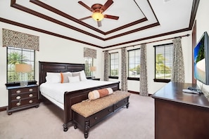 5 bedrooms, desk, iron/ironing board, WiFi