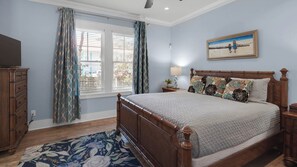 House, Multiple Beds, Patio, Garden View (Ocean Breeze) | 5 bedrooms, individually decorated, individually furnished, bed sheets - Seagrove 5 Bedroom - Deeded Beach - Elevator - Community Pool - Sleeps 12! (Santa Rosa Beach)