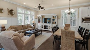 House, Multiple Beds, Patio, Garden View (Ocean Breeze) | In-room dining - Seagrove 5 Bedroom - Deeded Beach - Elevator - Community Pool - Sleeps 12! (Santa Rosa Beach)