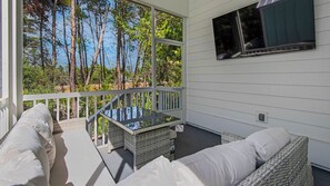 House, Multiple Beds, Balcony, Garden View (Serene Near the Sea/serene Stay on30A) | Balcony view - Sleep up to 28 - 2 Homes Side by Side - Close to Beach & Community Pool! (Santa Rosa Beach)