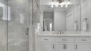 House, Multiple Beds, Patio, Garden View (Seagrove Serenity) | Bathroom | Towels, toilet paper