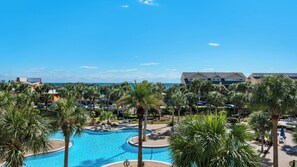 Pool - Spacious 2BR Condo w/ Partial Gulf Views, Pool, Across the Street From Beach! (Destin)