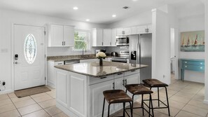 House, Multiple Beds, Kitchen, Garden View (Sea Jam) | Private kitchen - Spacious Comforts ~ 4br/4ba ~ Perfect for Family - Private Home in Pcb! (Panama City Beach)