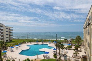 Indoor pool - Summer Winds A-411, Oceanfront Corner Unit, 4 BR, 2.5 BA (Indian Beach)