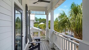 Ferienhaus, Mehrere Betten, Terrasse, Gartenblick (Beach Haven) | Blick vom Balkon