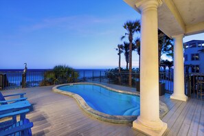 Outdoor pool - Stunning Views! 9BR Gulf Front Home, Pool, Elevator, Pool Table (Destin)