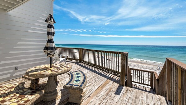 Property grounds - Gulf Front: Steps to Beach ~ Minutes to Rosemary ~ Free Beach Setup! (Panama City Beach)