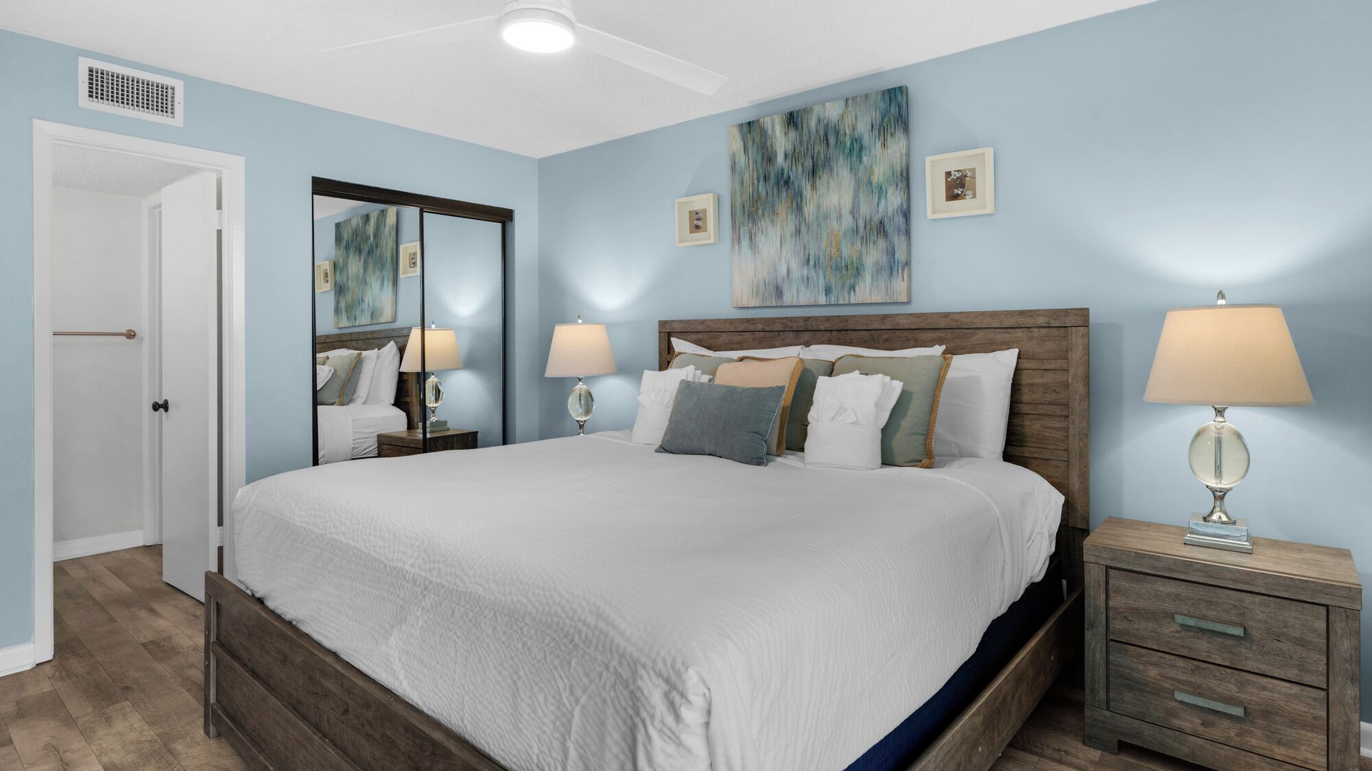 Condo, Multiple Beds, Balcony, Garden View (BeachCrest 103) | 2 bedrooms, individually decorated, individually furnished