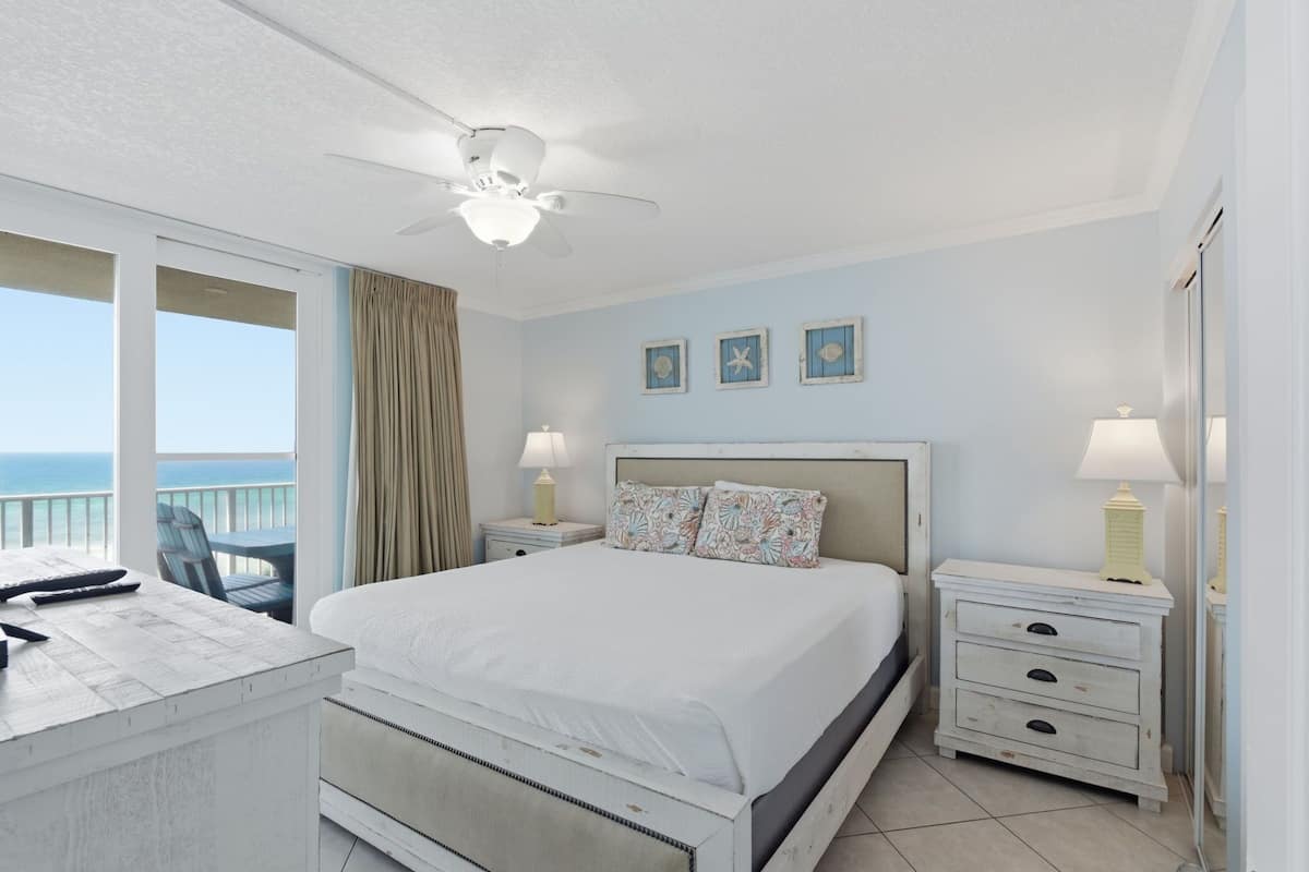 Condo, Multiple Beds, Balcony, Ocean View (BeachCrest 406) | 2 bedrooms, iron/ironing board, individually decorated