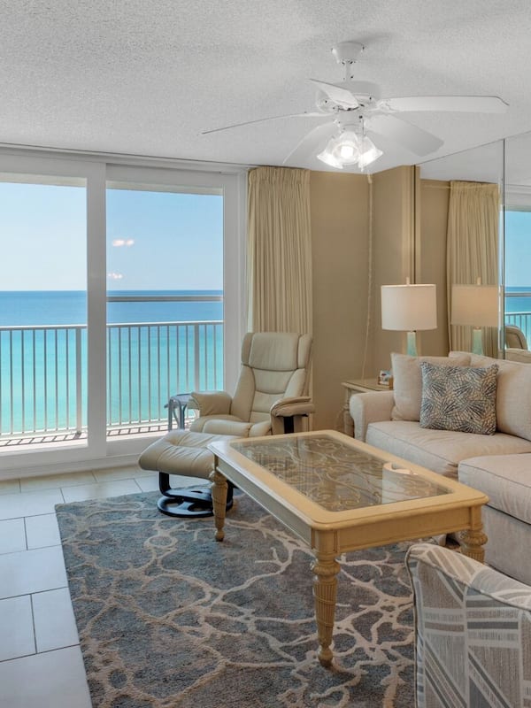 Condo, Multiple Beds, Balcony, Ocean View (BeachCrest 903) | Living area | 42-inch flat-screen TV with digital channels